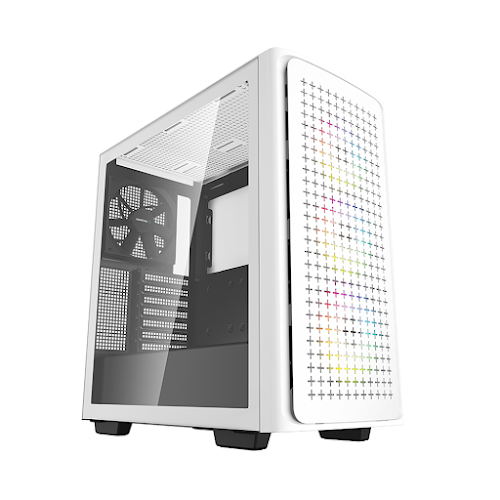 CASE DEEPCOOL CK560 WH (Mid Tower/ Màu Trắng/ 3 fan ARGB)