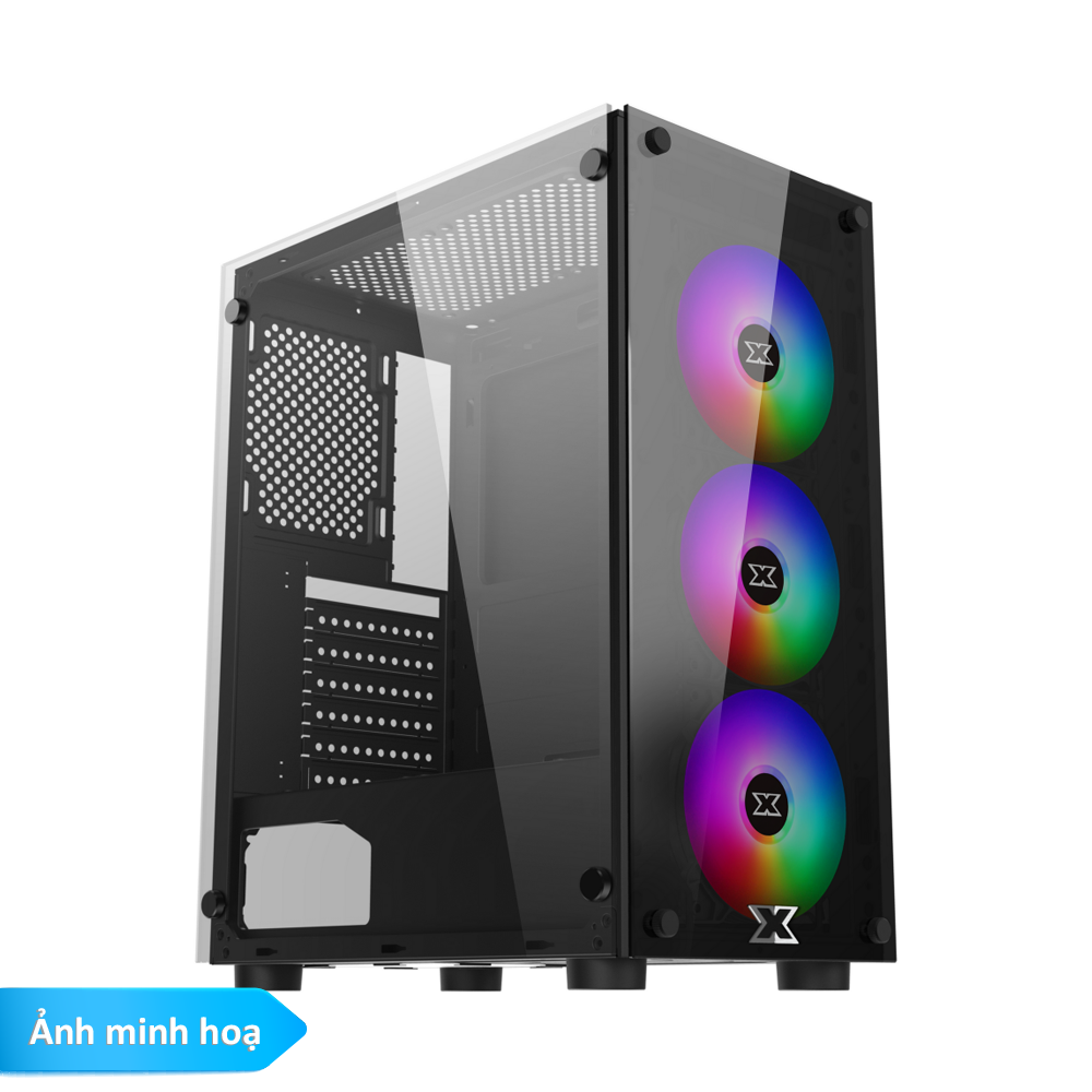 Case Xigmatek HERO II 3F EN40290 (ATX - 3 Fan RGB