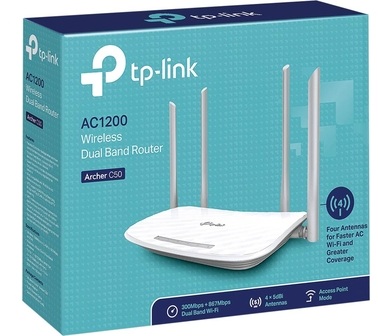 Bộ định tuyến TP-Link 2.4Ghz/5Ghz, Archer C50